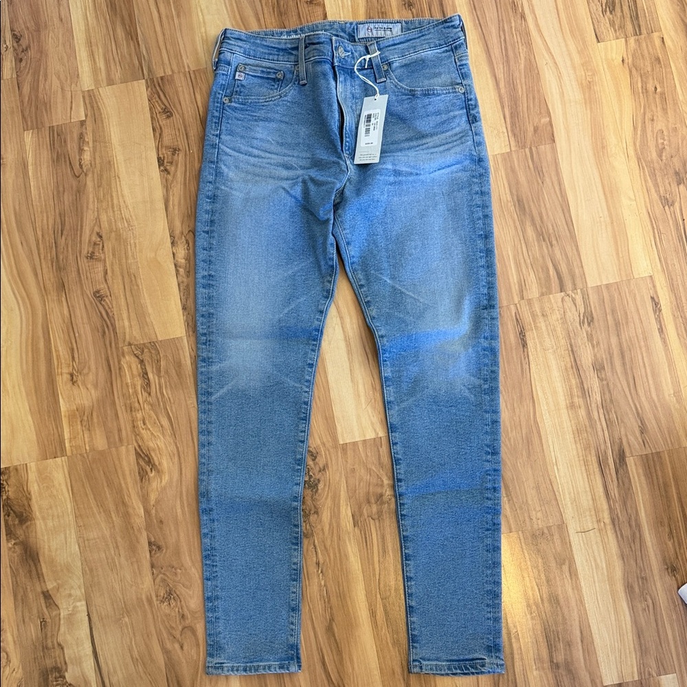 Ag Adriano Goldschmied Light Blue Skinny Jeans